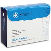 Reliance Medical Plasters Assorted Size Blue Pack of 150