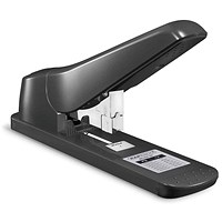 Rapesco 55 Full Strip Stapler, Capacity 210 Sheets, Black