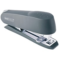 Rapesco 747 Front Loading Full Strip Stapler, Capacity 50 Sheets, Charcoal