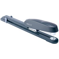 Rapesco 790 Long Arm Full Strip Stapler, Capacity 50 Sheets, Charcoal