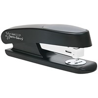 Rapesco R7 Stingray Half Strip Stapler, Capacity 20 Sheets, Black