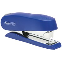 Rapesco Luna Half Strip Stapler, Capacity 50 Sheets, Blue