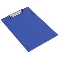 Rapesco PVC Standard Clipboard, Foolscap, Blue