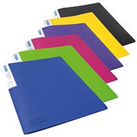 Rapesco A4 Germ-Savvy Display Book, 20 Pockets, Assorted, Pack of 6