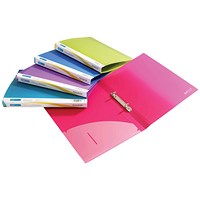 Rapesco Ring Binder, A4, 2 O-Ring, 15mm Capacity, Assorted, Pack of 10 Rapesco Ring Binder, A4, 2 O-Ring, 15mm Capacity, Assorted, Pack of 10
