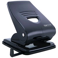 Rapesco 835 2 Hole Punch, Capacity 40 Sheets, Black