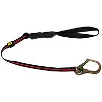 Honeywell Arc Flash Single Rebar Hook Lanyard, Black and Red, 1.8m