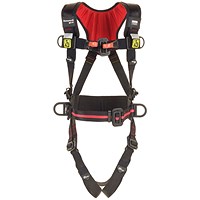 Honeywell H500 Arc Flash Harness, Black and Red, Large