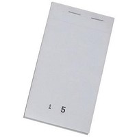 Duplicate Service Pad, Numbered 1-50, Perforated, 140x76mm, Pack of 50
