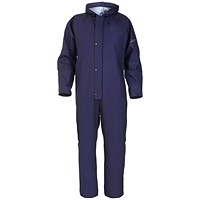 Hydrowear Salesbury Hydrosoft Waterproof Coveralls, Navy Blue, 4XL