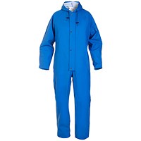 Hydrowear Salesbury Hydrosoft Waterproof Coveralls, Royal Blue, Medium