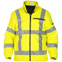 Hydrowear Franeker High Visibility Fleece, Saturn Yellow, XL