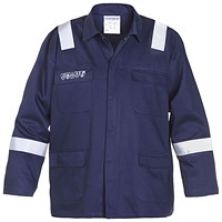 Hydrowear Melk Multi Cvc Flame Retardant Anti-Static Jacket, Navy Blue, 36