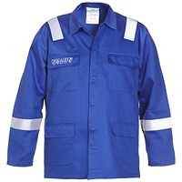 Hydrowear Melk Multi Cvc Flame Retardant Anti-Static Jacket, Royal Blue, 46 Hydrowear Melk Multi Cvc Flame Retardant Anti-Static Jacket, Royal Blue, 46