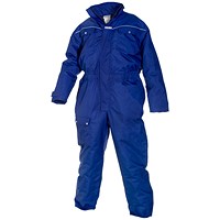 Hydrowear Udenheim Simply No Sweat Waterproof Winter Coveralls, Navy Blue, Large