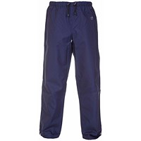 Hydrowear Utrecht Simply No Sweat Waterproof Trousers, Navy Blue, Large