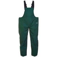 Hydrowear Uden Simply No Sweat Waterproof Bib & Brace, Green, Medium Hydrowear Uden Simply No Sweat Waterproof Bib & Brace, Green, Medium