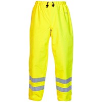 Hydrowear Ursum Simply No Sweat High Visibility Waterproof Trousers, Saturn Yellow, XL