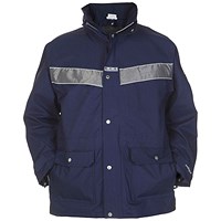 Hydrowear Kiel Simply No Sweat Waterproof Parka, Navy Blue, Small