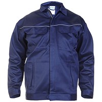 Hydrowear Muiden Multi Cotton Flame Retardant Jacket, Navy Blue, 38