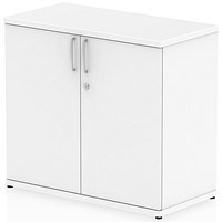 Impulse Desk High Cupboard - White