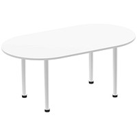 Impulse Boardroom Table, 1800mm Wide, White