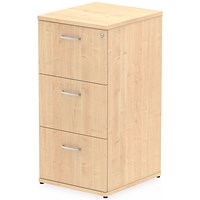 Impulse Foolscap Filing Cabinet, 3 Drawer, Maple