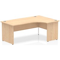 Impulse 1800mm Corner Desk, Right Hand, Panel End Leg, Maple Impulse 1800mm Corner Desk, Right Hand, Panel End Leg, Maple