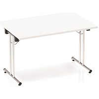 Impulse Rectangular Folding Meeting Table, 1200mm, White
