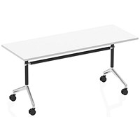 Impulse Rectangular Tilt Table, 1600mm Wide, White