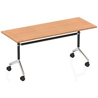 Impulse Rectangular Tilt Table, 1600mm Wide, Oak
