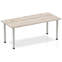 Impulse Rectangular Table, 1800mm, Grey Oak