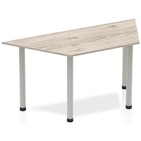 Impulse Trapezoidal Table, 1600mm, Grey Oak