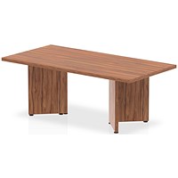 Impulse Rectangular Arrowhead Leg Coffee Table, W1200 x D600 x H450mm, Walnut