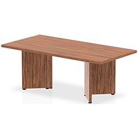 Impulse Rectangular Arrowhead Leg Coffee Table, W1200 x D600 x H450mm, Walnut Impulse Rectangular Arrowhead Leg Coffee Table, W1200 x D600 x H450mm, Walnut