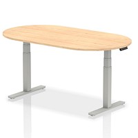 Impulse Sit-Standing Boardroom Table, 1800mm, Silver Leg, Maple Impulse Sit-Standing Boardroom Table, 1800mm, Silver Leg, Maple