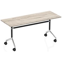 Impulse Rectangular Tilt Table, 1600mm, Grey Oak