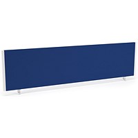 Impulse Evolve Desk Screen, 1600x400mm, Blue