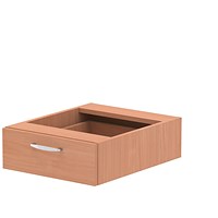 Impulse 1 Drawer Fixed Pedestal, Beech