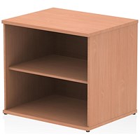 Impulse Desk High Bookcase, 1 Shelf, Beech