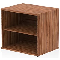 Impulse Desk High Bookcase, 1 Shelf, Walnut