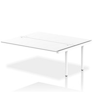 Impulse Bench B2B Ext Kit 1800 White Frame Office Bench Desk White
