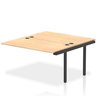 Impulse Bench B2B Ext Kit 1400 Black Frame Office Bench Desk Maple