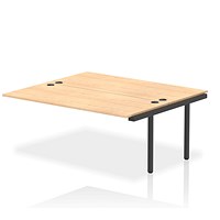 Impulse Bench B2B Ext Kit 1800 Black Frame Office Bench Desk Maple