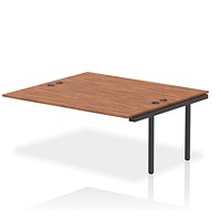 Impulse Bench B2B Ext Kit 1800 Black Frame Office Bench Desk Walnut