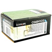 Lexmark C540H1CG Cyan Laser Toner Cartridge
