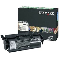 Lexmark T650 Return Programme Label Application 25K Toner Cartridge High Yield Black T650H04E