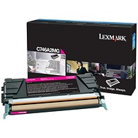 Lexmark C746/8 Return Programme 7K Toner Cartridge Magenta C746A1MG