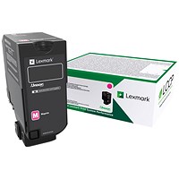 Lexmark CS/CX725 Corporate 12K Toner Cartridge High Yield Magenta 74C2HME