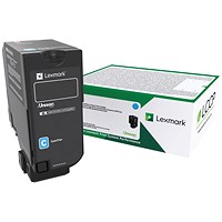 Lexmark CS/CX727 Return Programme 10K Toner Cartridge Cyan 75B20C0